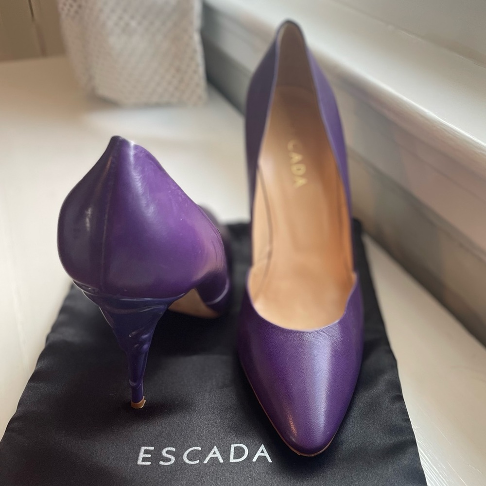 Escada Purple Heels